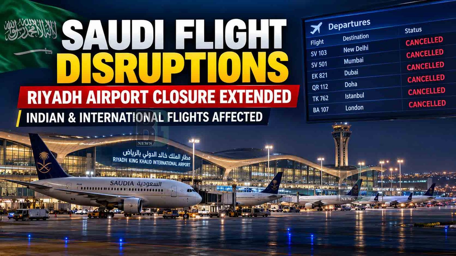 Saudi Arabia Flight Disruptions
