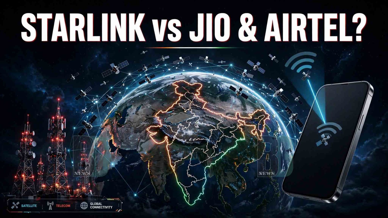 Starlink vs Jio and Airtel
