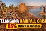 Telangana Faces 95% Rainfall Deficit in October