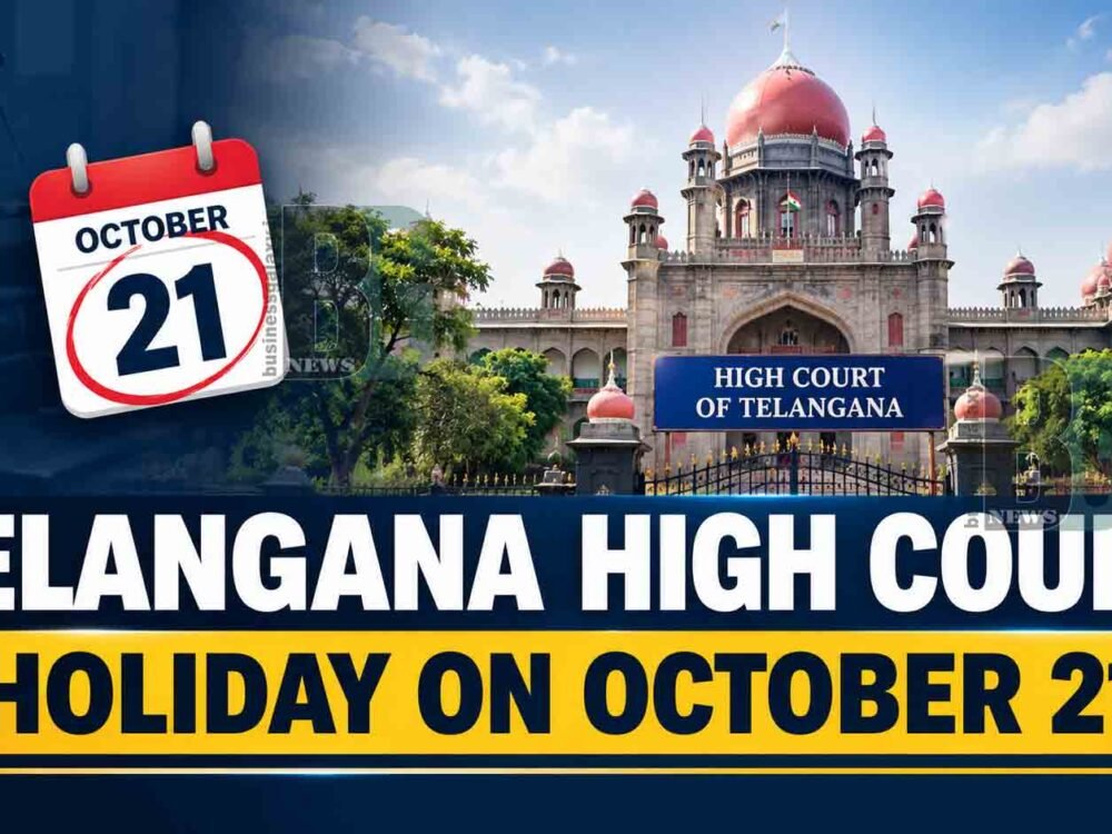 Telangana High Court Declares Holiday on October 21
