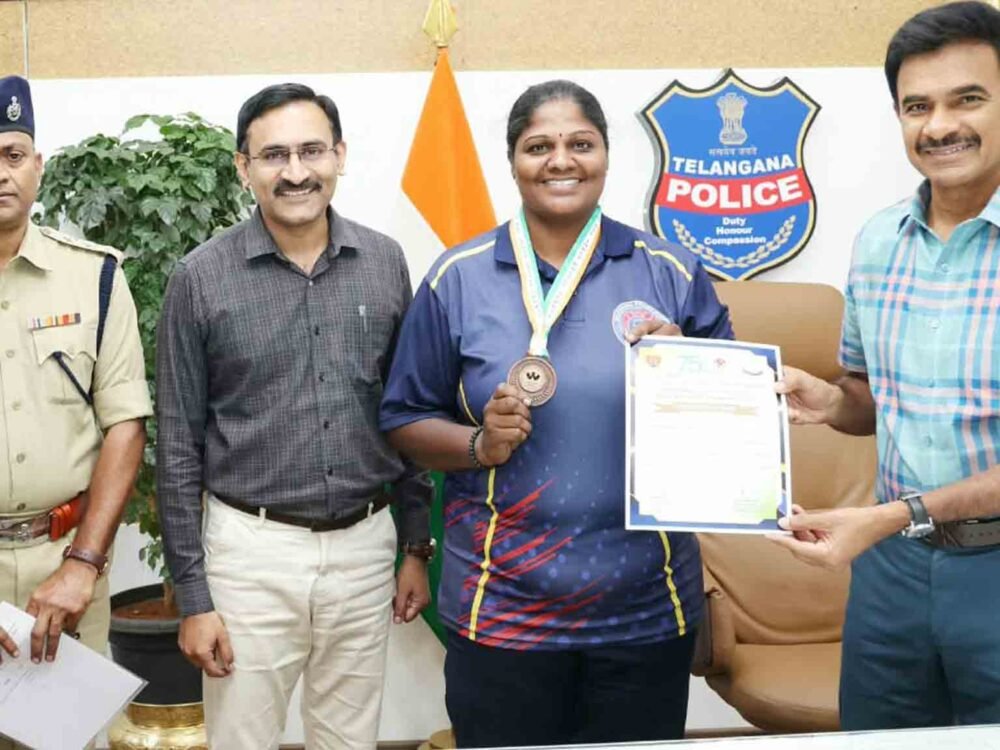 Telangana Police Woman Constable Wins Bronze at All India Police Wrestling Cluster–2026