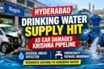 damage Krishna water pipeline